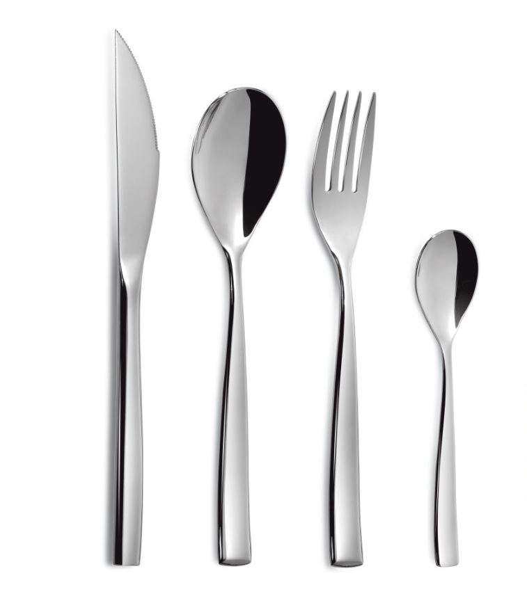 Ibiza, Ménagère 24 pièces en acier inoxydable, comas