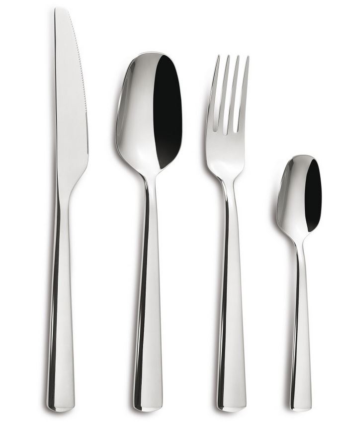 Munich, Ménagère 24 pièces en acier inoxydable, comas