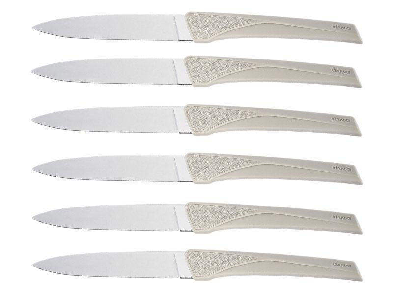 Florinox, BOITE 6 COUTEAUX TABLE KIANA FICELLE