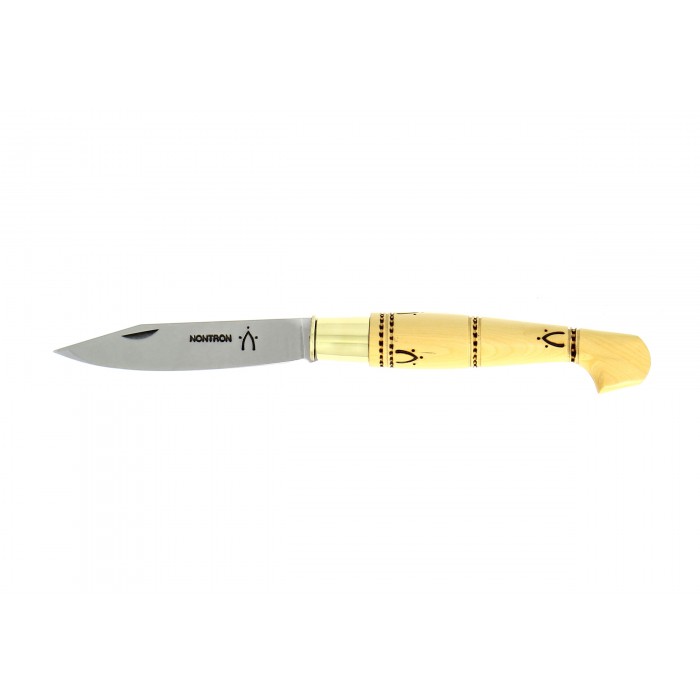 Sabot n°22, virole, manche 10,5CM, couteau NONTRON 