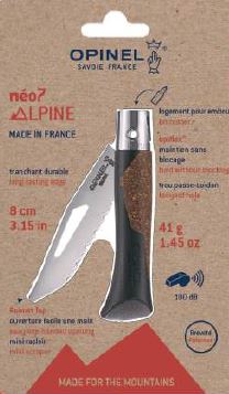 N°07 néo7 Alpine brun noir, Opinel