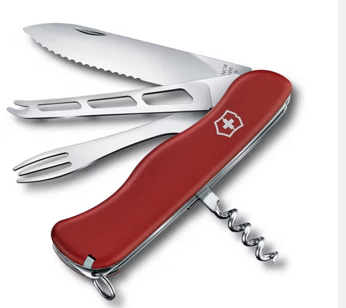 COUTEAU A FROMAGE, Cheese Master, ROUGE, 0.8323.W,  VICTORINOX