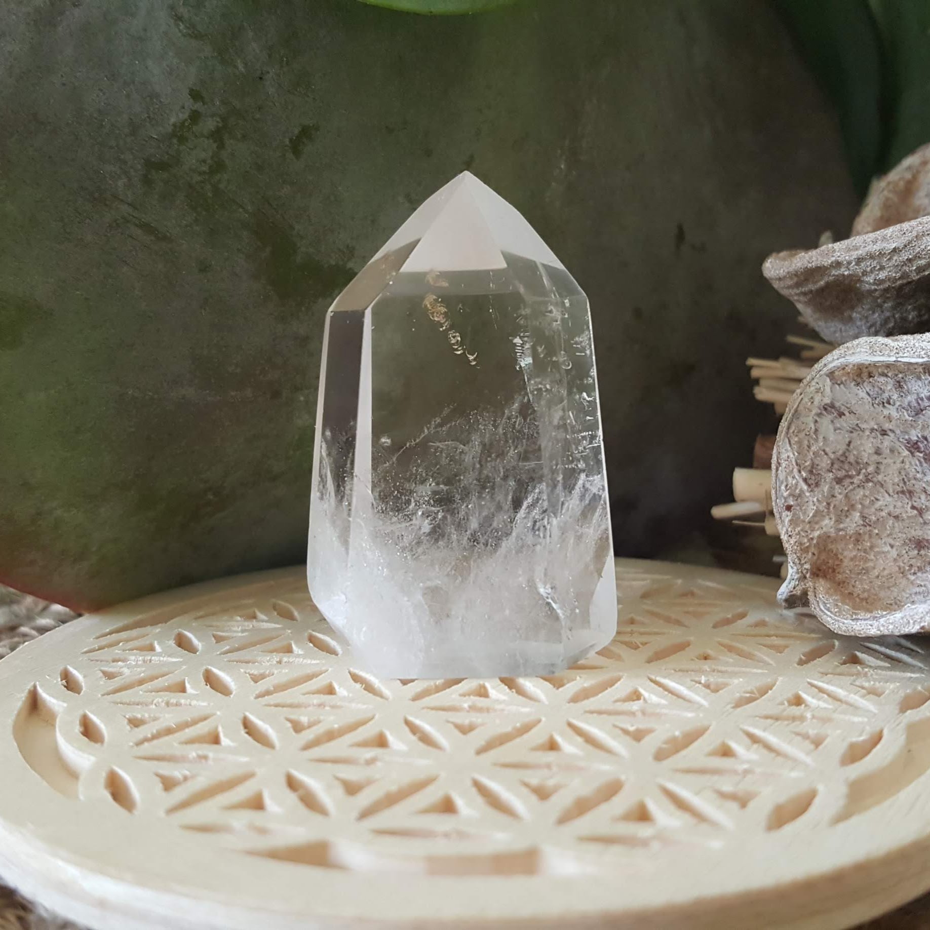 Prisme de Cristal de Roche 