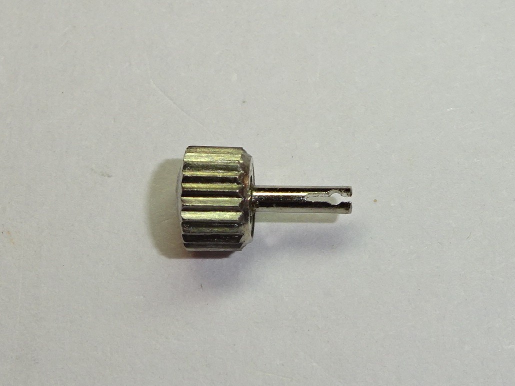 Omega female crown 4.5mm , length 7.5mm, tube lg. 4.3mm