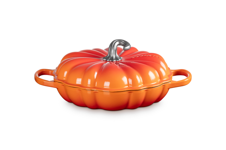 Faitout Citrouille Fonte Emaillée , volcanique, Le Creuset