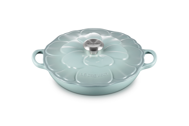 Faitout Pétales sea salt en fonte émaillée , Le Creuset