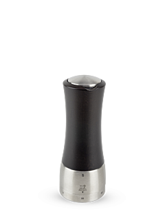  Madras Moulin à poivre manuel en bois et inox u'Select couleur chocolat 16 cm