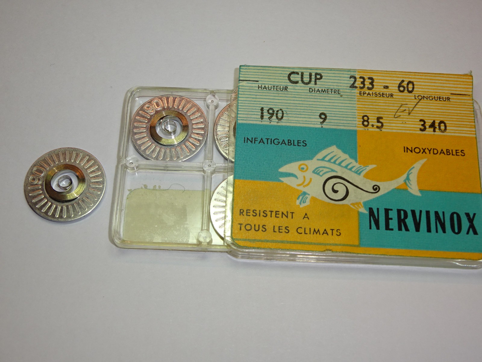 Cupillard mainspring 233-60 233-66 233-67