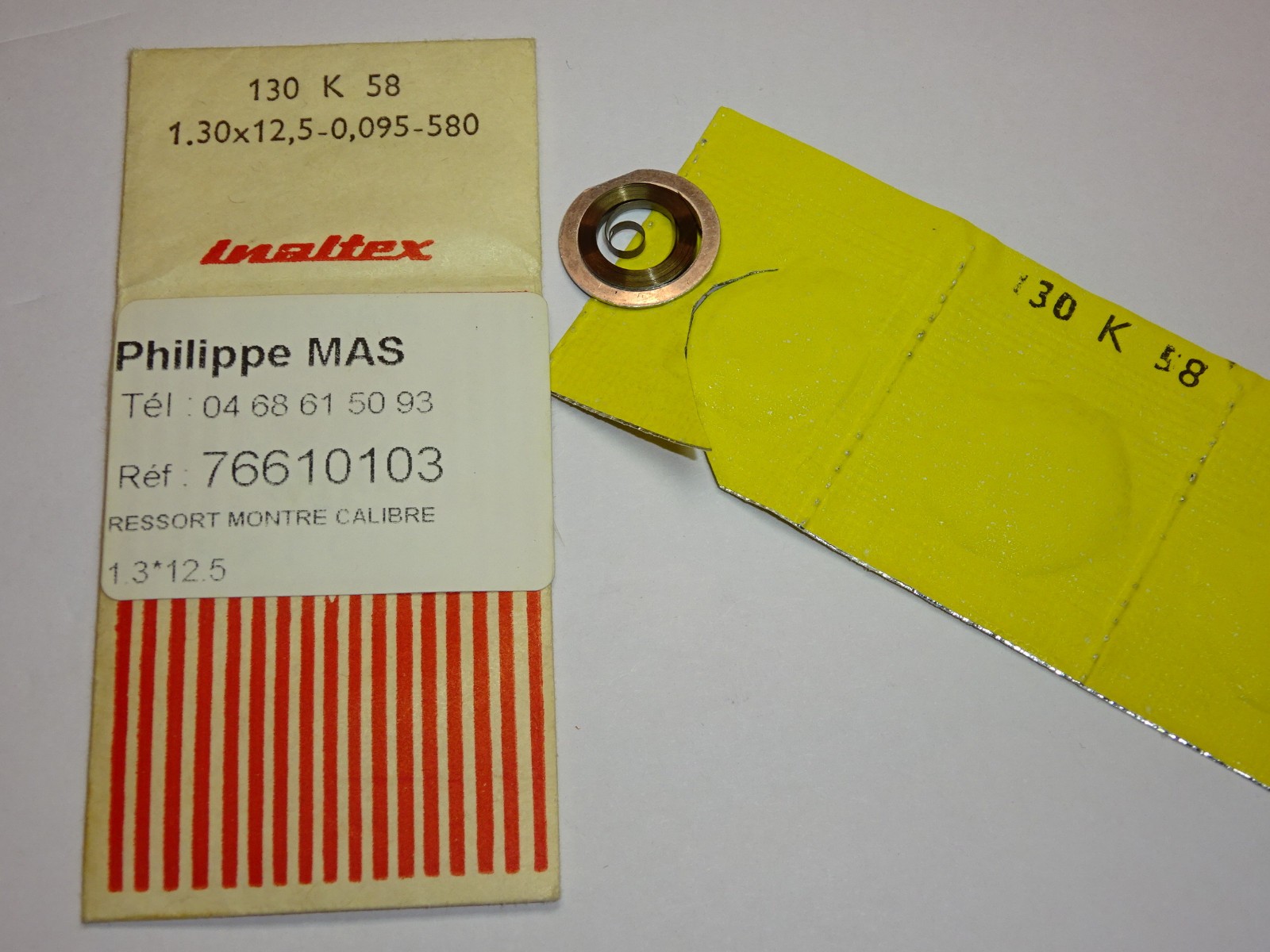 Cyma Tavannes mainspring 334 335