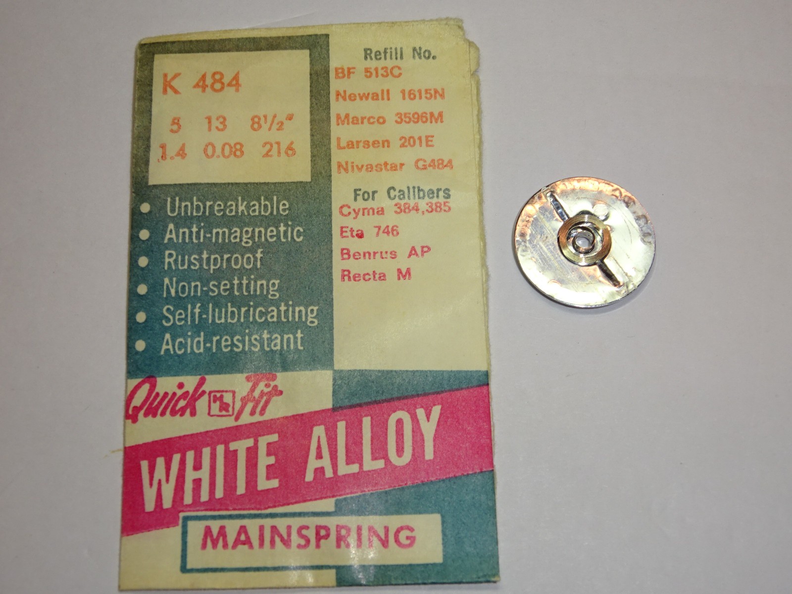 Cyma mainspring 384 385