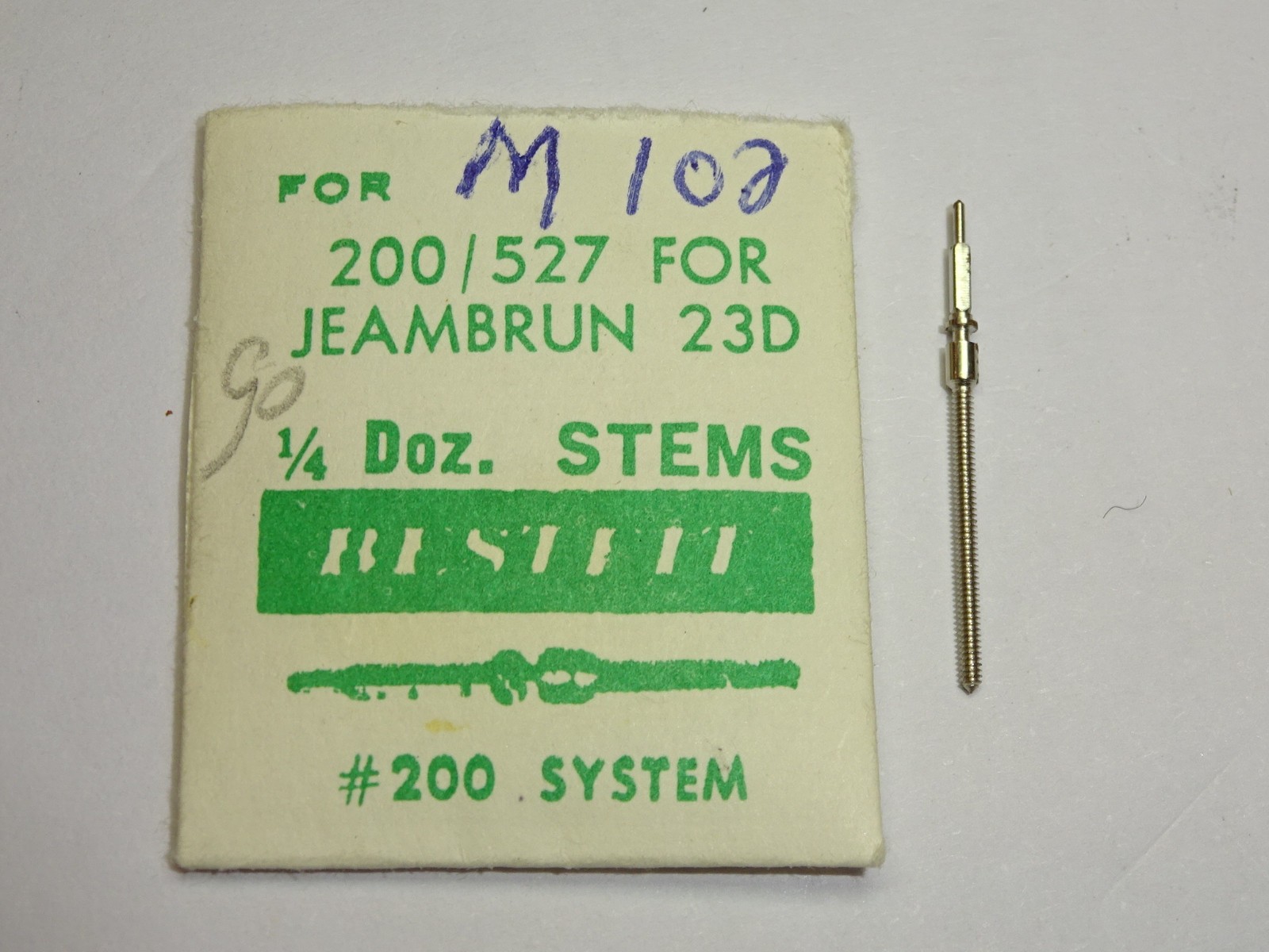 Lip winding stem D26 (thread 90) Jeambrun 23D 30 31
