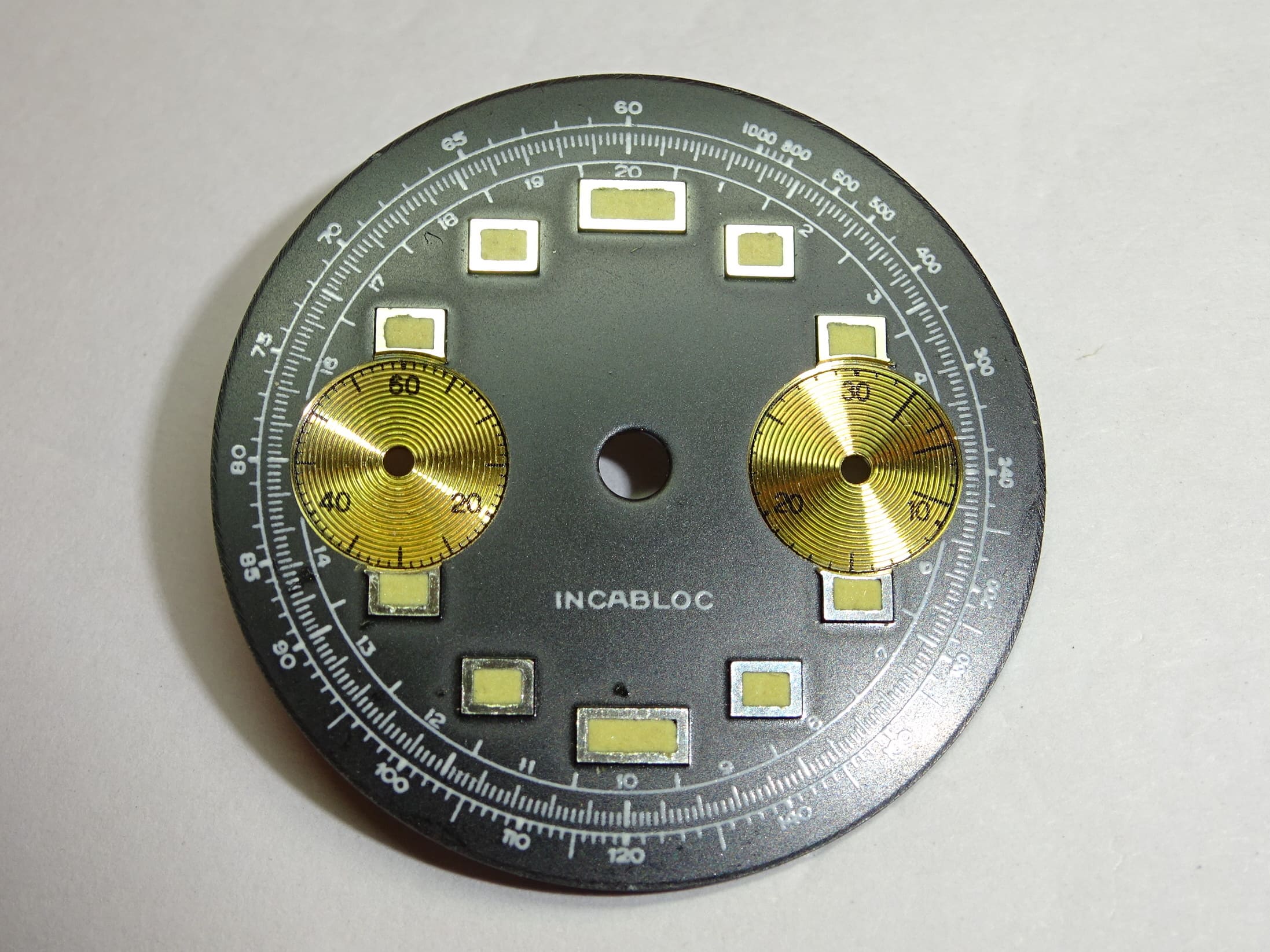 Landeron dial 47 48 51 148 149 151 248 348 (28.55mm / 30 minutes ) / New old stock