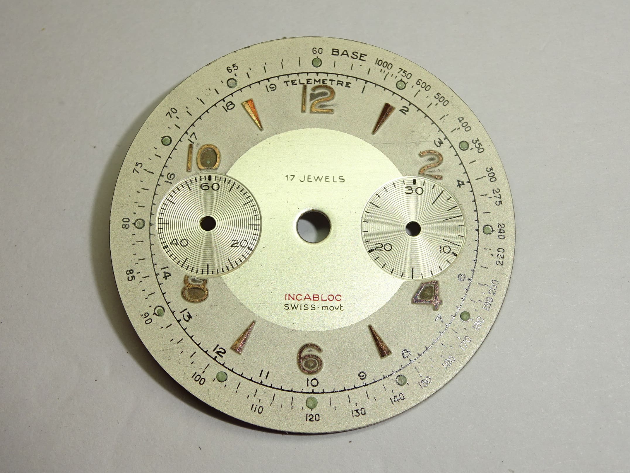 Landeron dial 47 48 51 148 149 151 248 348 (30.90mm / 30 minutes ) 