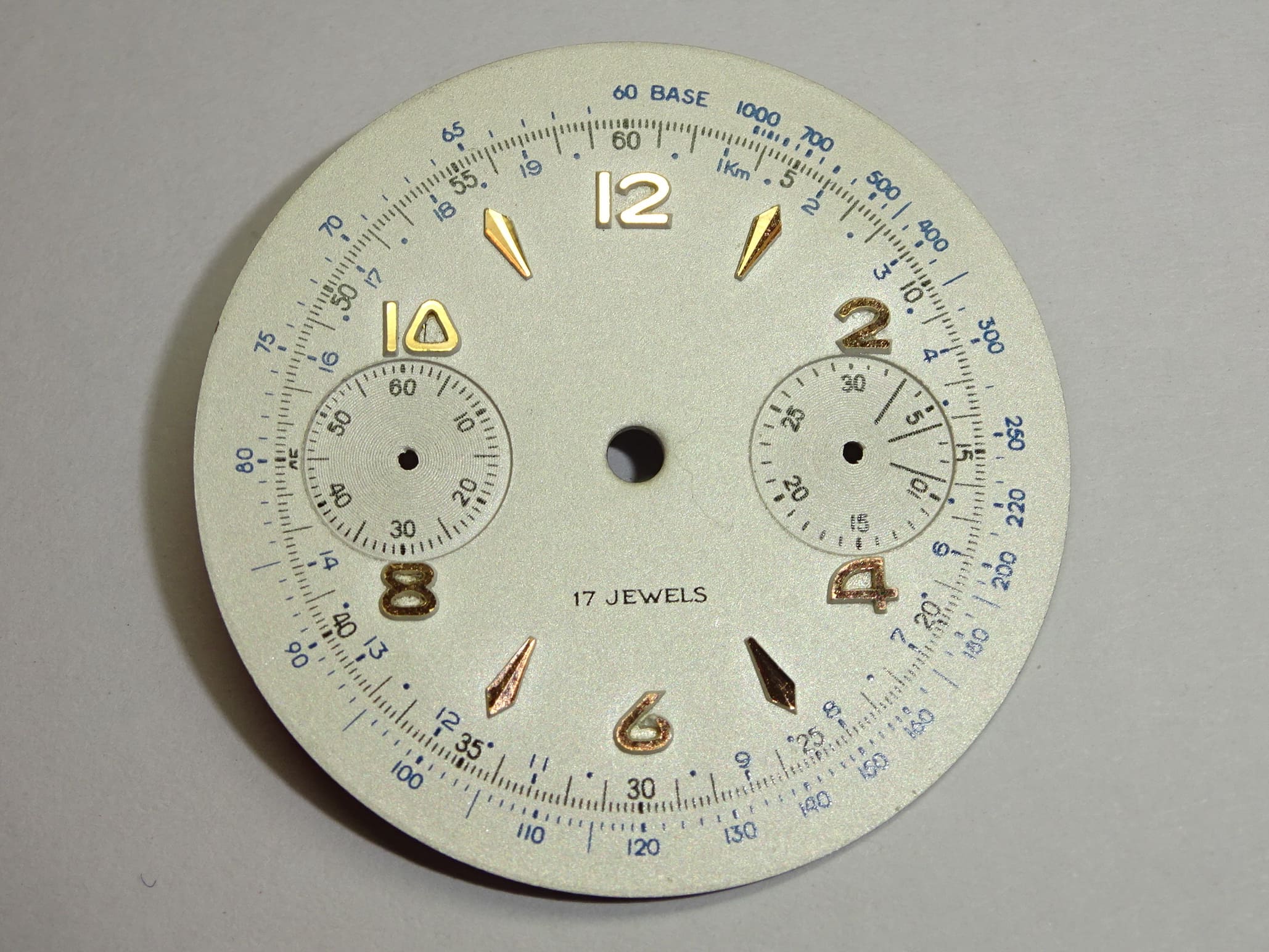 Landeron dial 47 48 51 148 149 151 248 348 (30.55mm / 30 minutes ) / New old stock