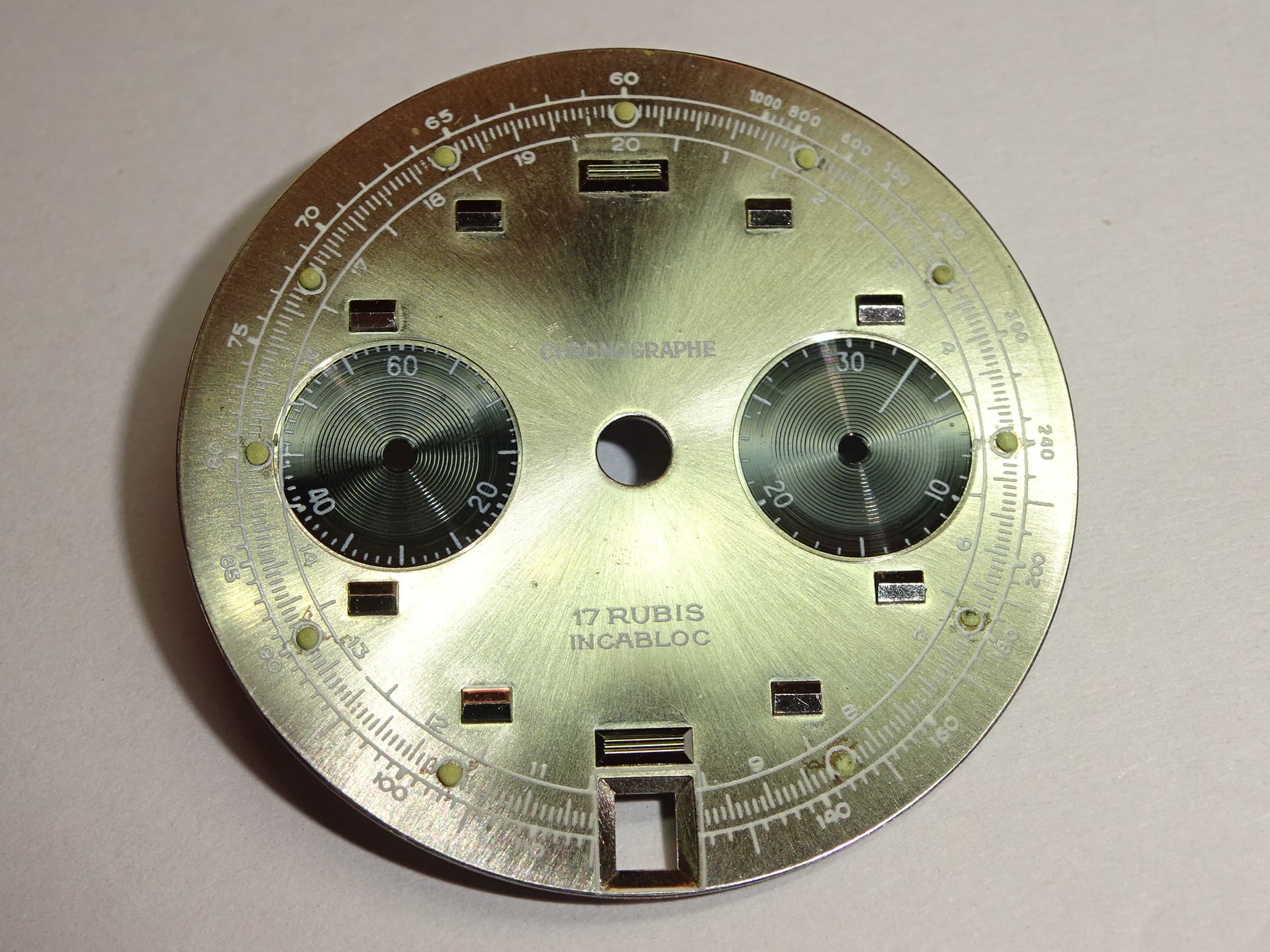 Landeron dial 187 189 (30 minutes) size 30.95 mm (New)