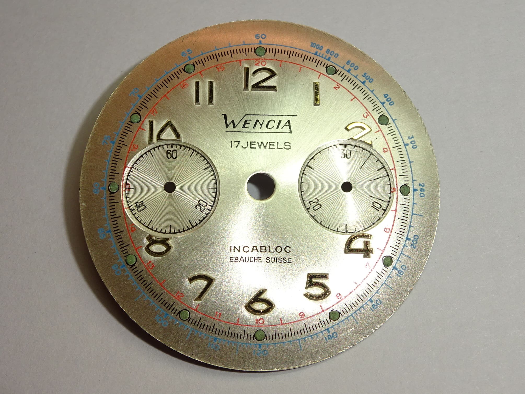 Landeron dial 47 48 51 148 149 151 248 348 (31.95mm / 30 minutes ) Low dome