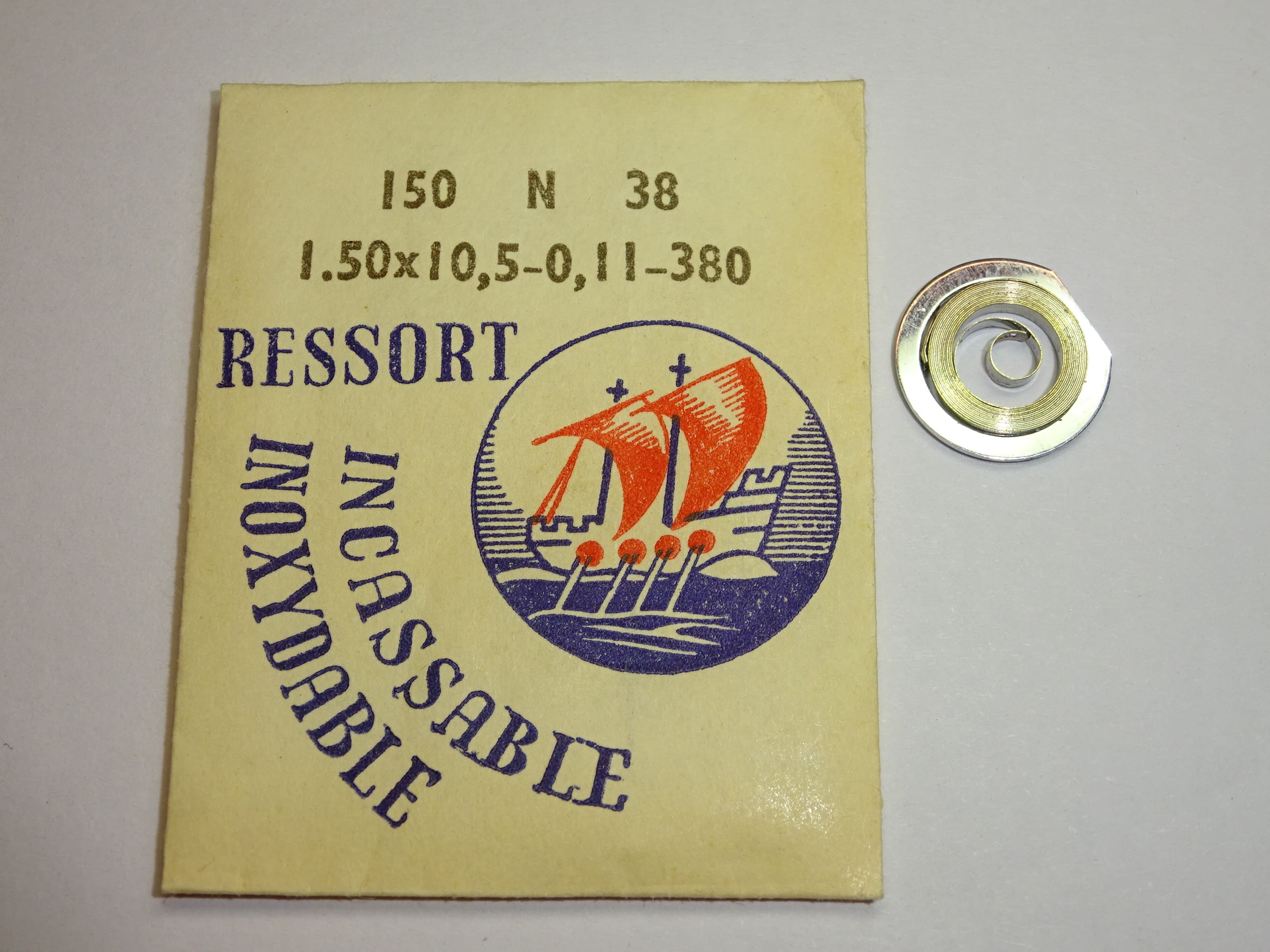 ETA mainspring 2370 2371 2372 2373