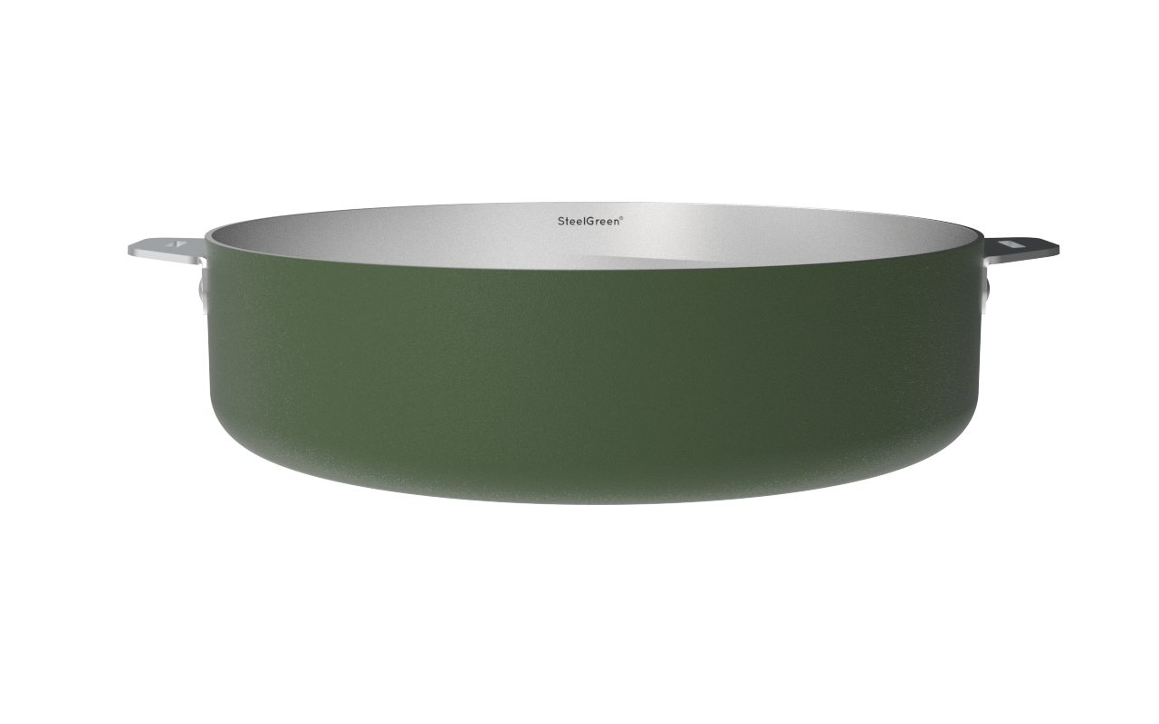 La Merveilleuse Cookut sauteuse inox 28cm , fougère