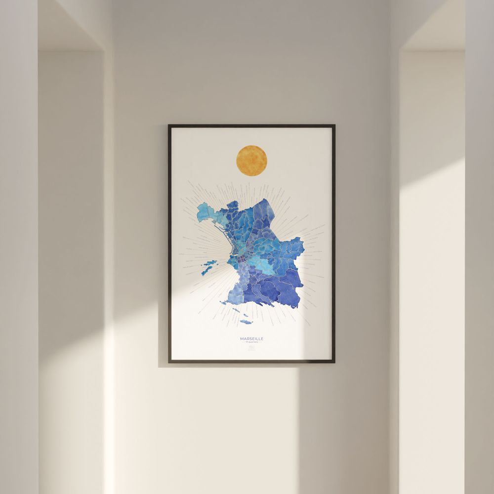 Marseille et tous ses quartiers légendés