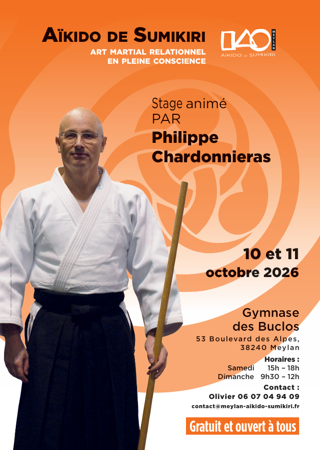 Affiche Stage animé par Philippe Chardonnieras