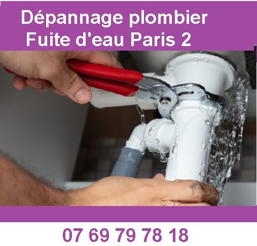 fuite d'eau Paris 75002