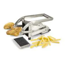Coupe frites inox sur ventouse, 2 couteaux, Tellier Gobel