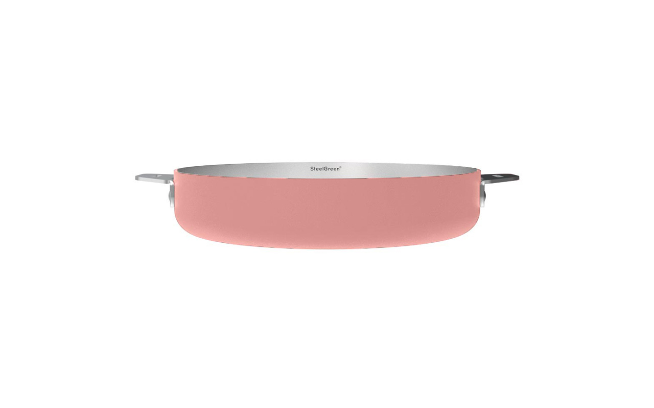 La Merveilleuse Cookut poele inox 24cm , guimauve