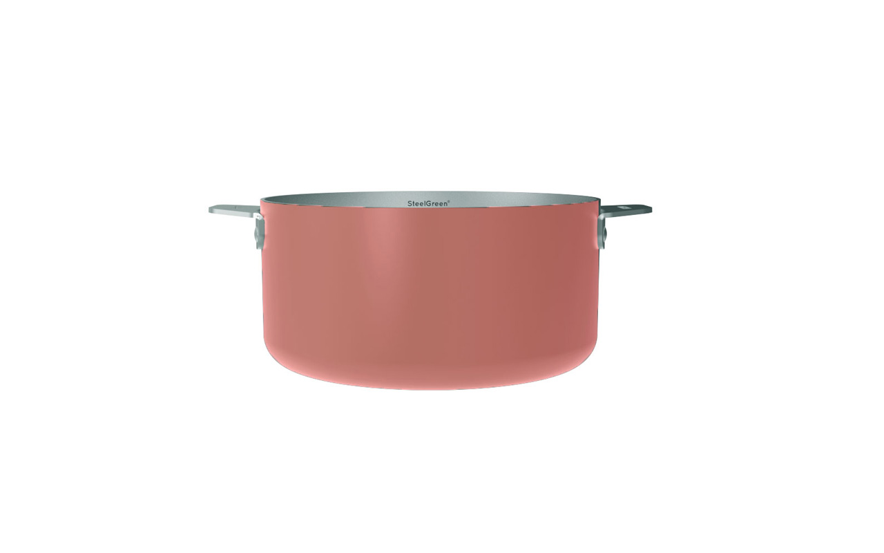 La Merveilleuse Cookut casserole inox 20cm , guimauve