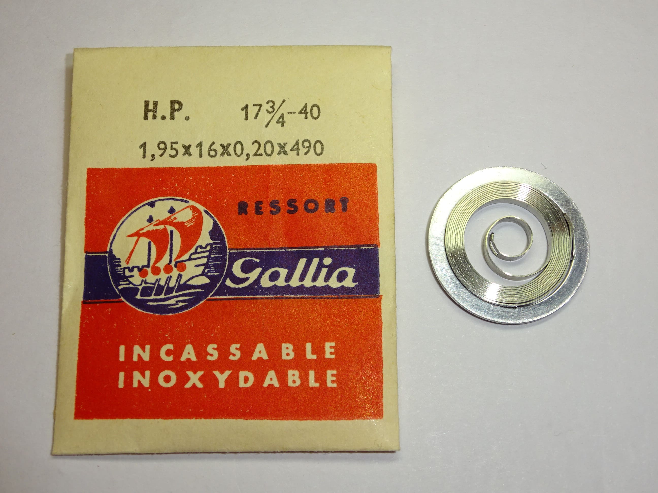 HP Parrenin 40 mainspring