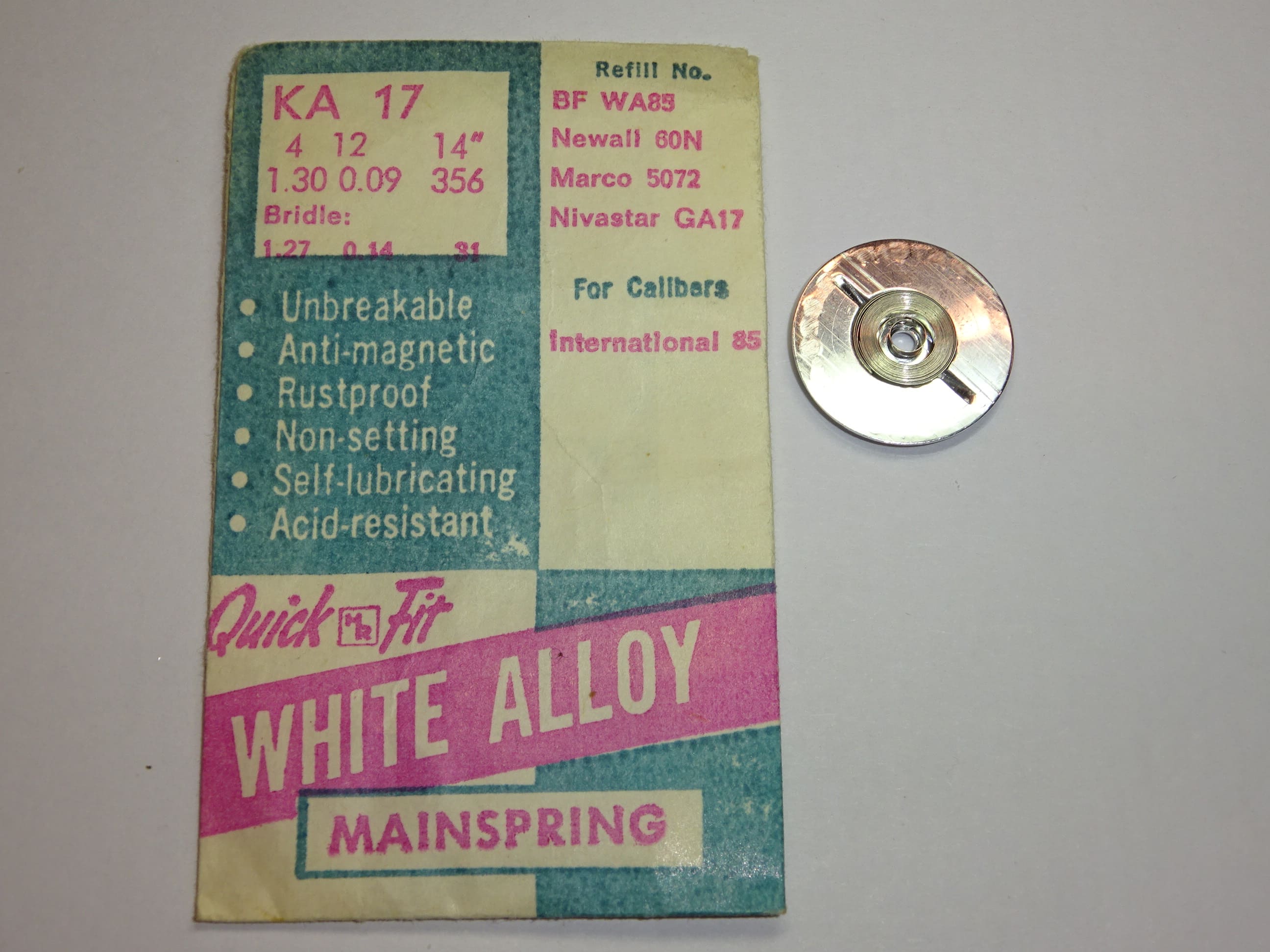 IWC mainspring 85 852 8521 automatic