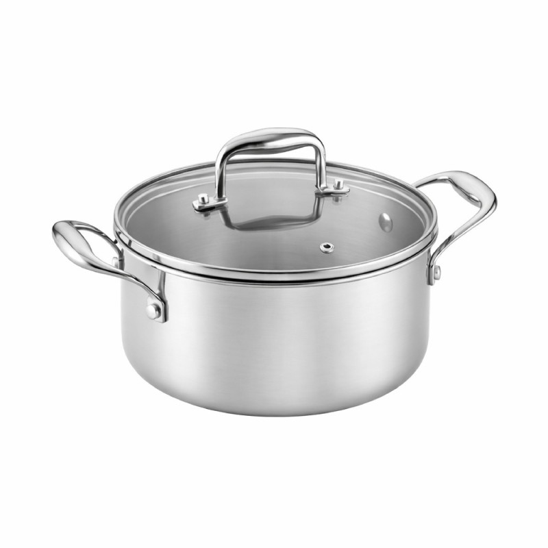 Faitout avec couvercle Lumia Inox tri-ply (3 couches), 20 cm, Pradel Excellence, Jodas