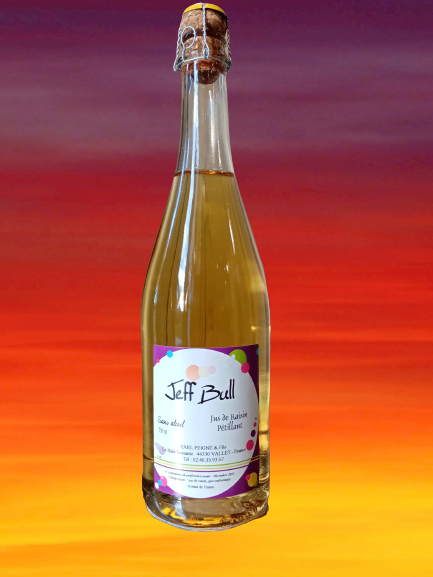 Jus de raisin blanc, pétillant 