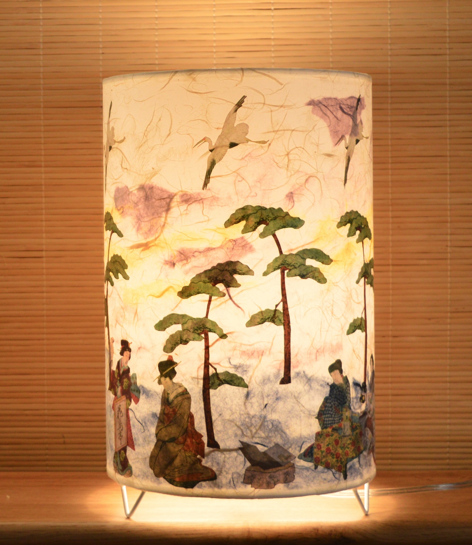 Lampe décor japonais.