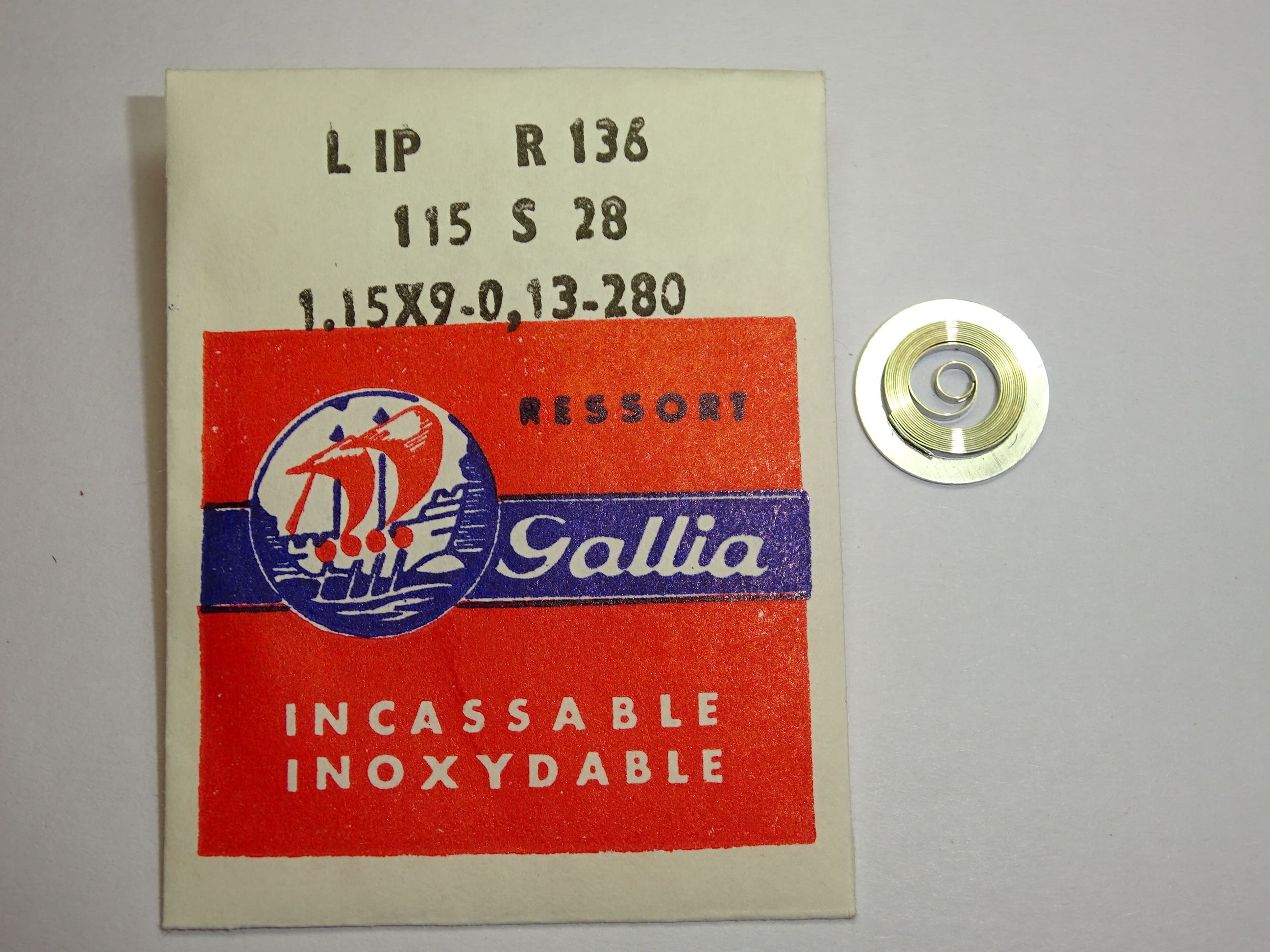 Lip mainspring R136