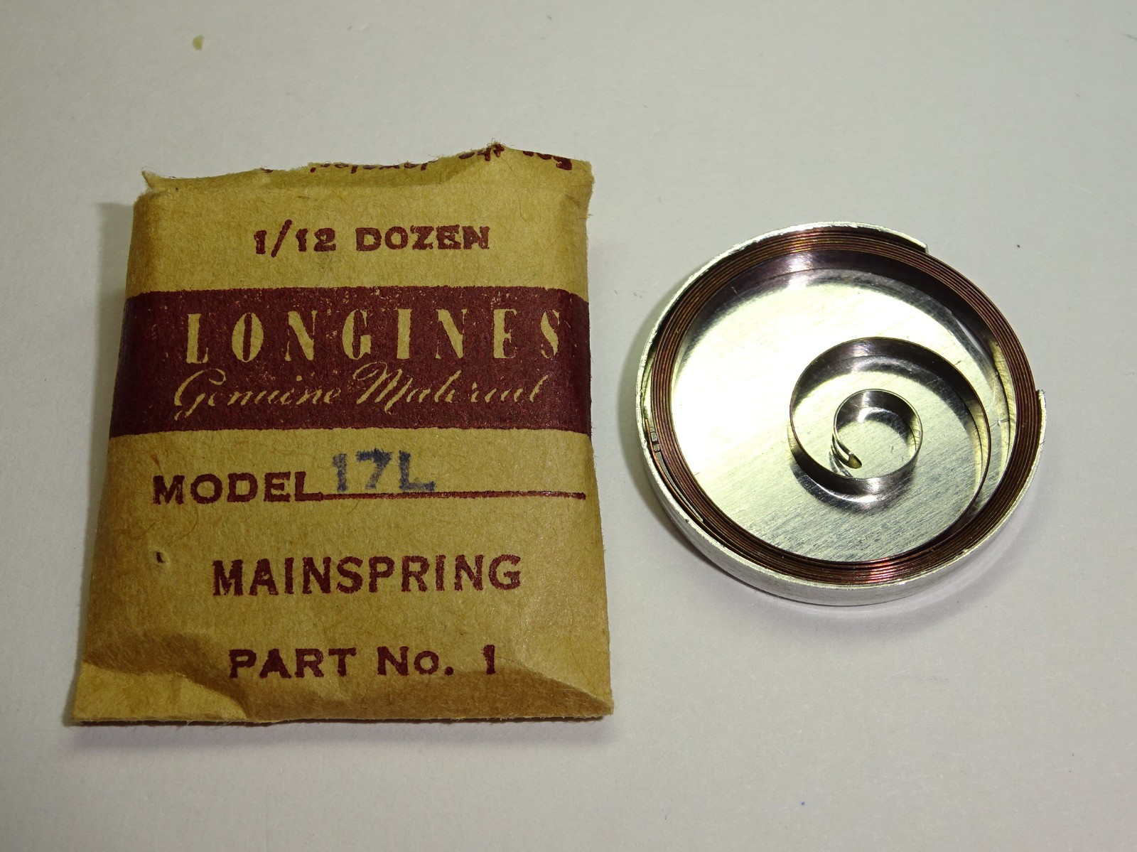 Longines mainspring 17L  37.9ABC