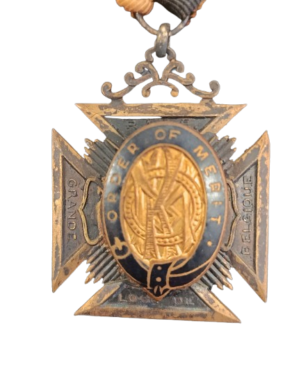 médaille  du R.A.O.B. – Belgique", décernée en 1925.