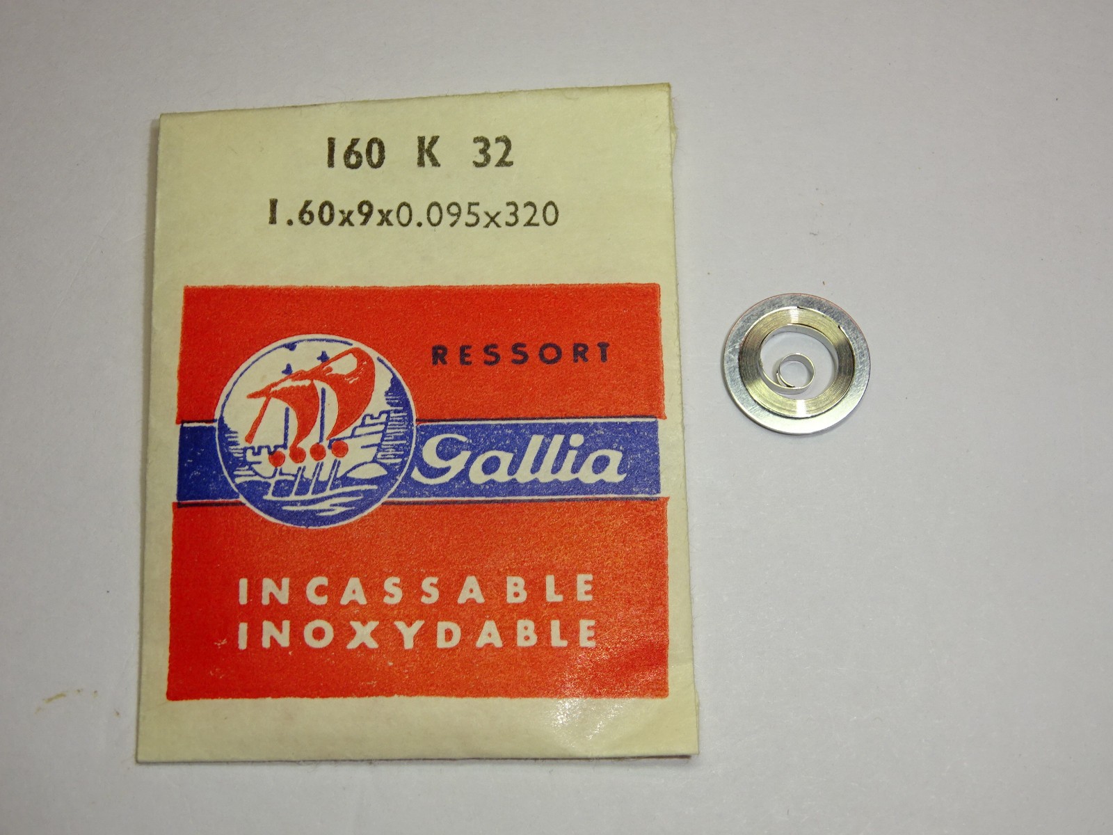 Moeris mainspring 10"'1/2 C , 10"'1/2 D , 10"'1/5 CD