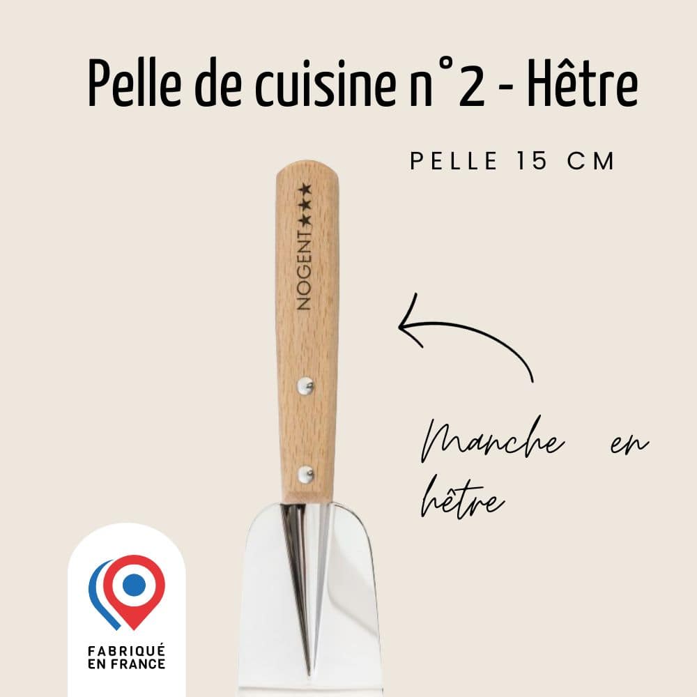 Nogent,Spatule de cuisine N°2, 15 cm, Nogent Iconic