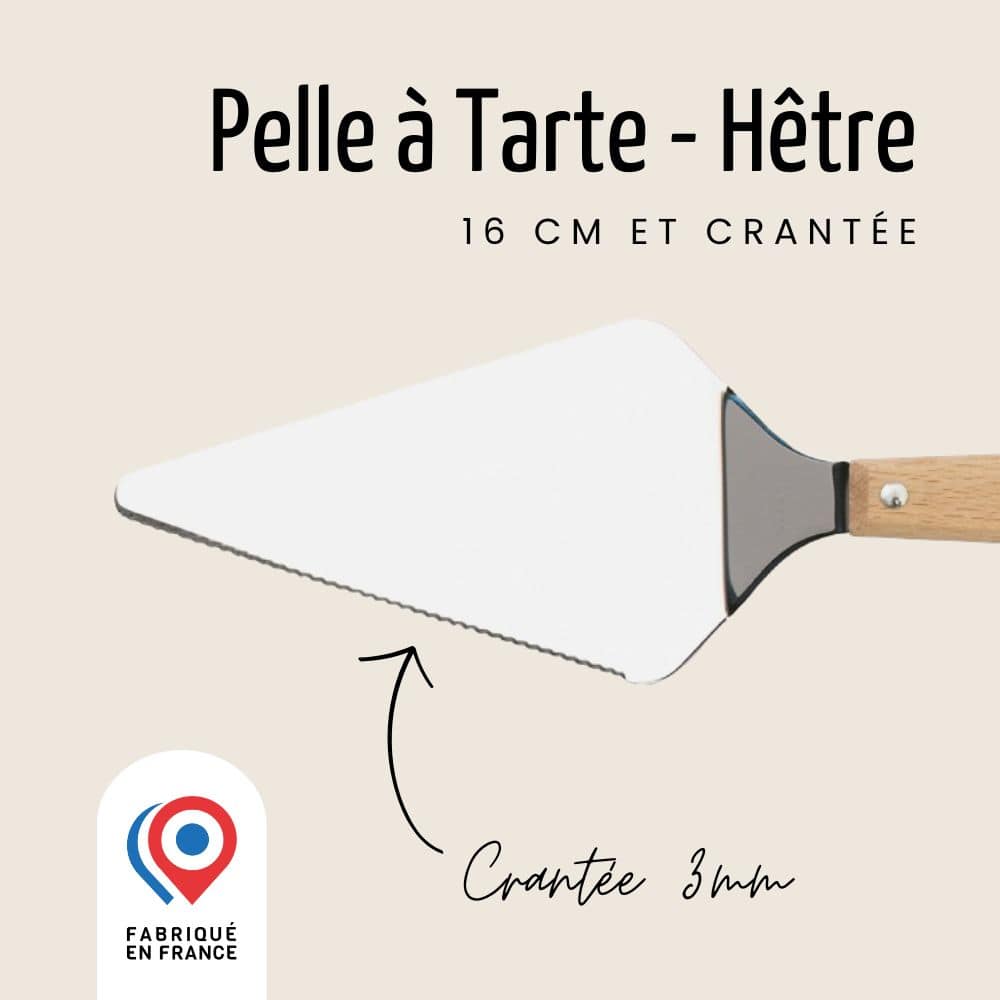 Nogent, Pelle à gâteau 16cm crantée 3mm, Nogent Iconic