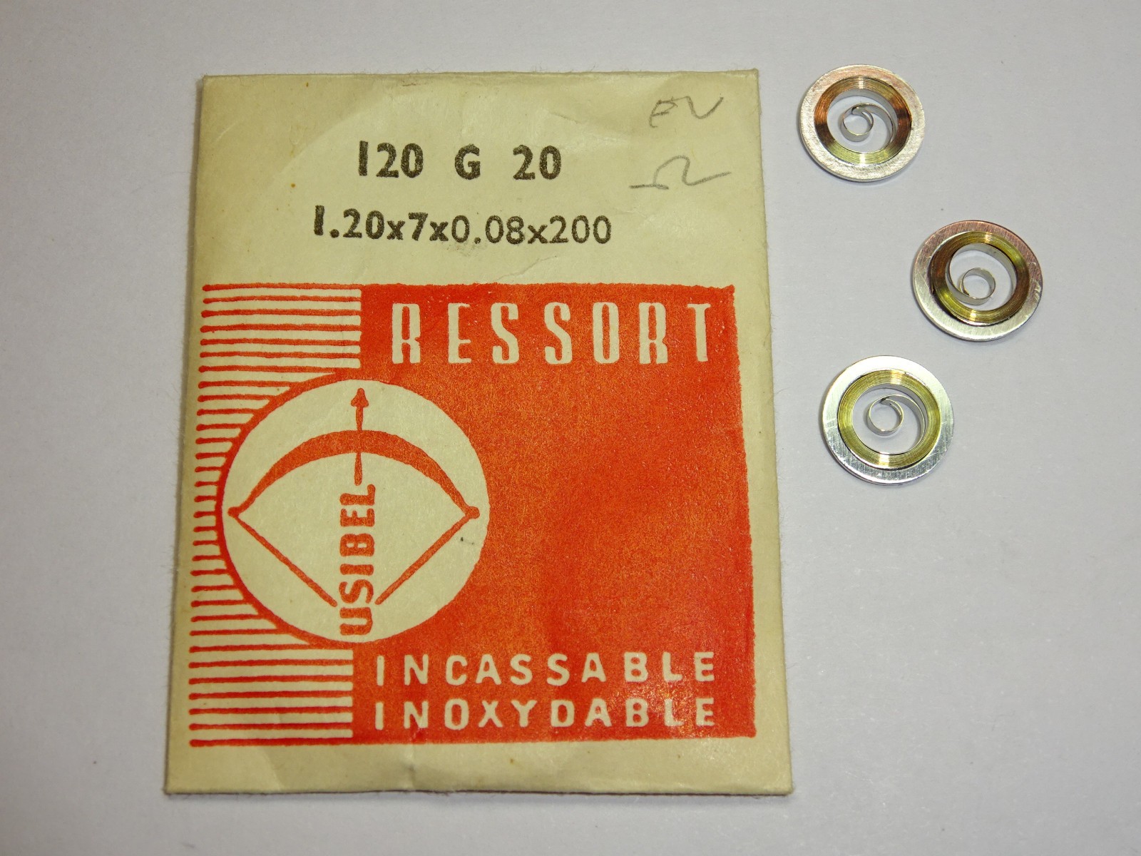 Omega mainspring 240 241 242 243 244 250 R13.5 252 13.6 inox