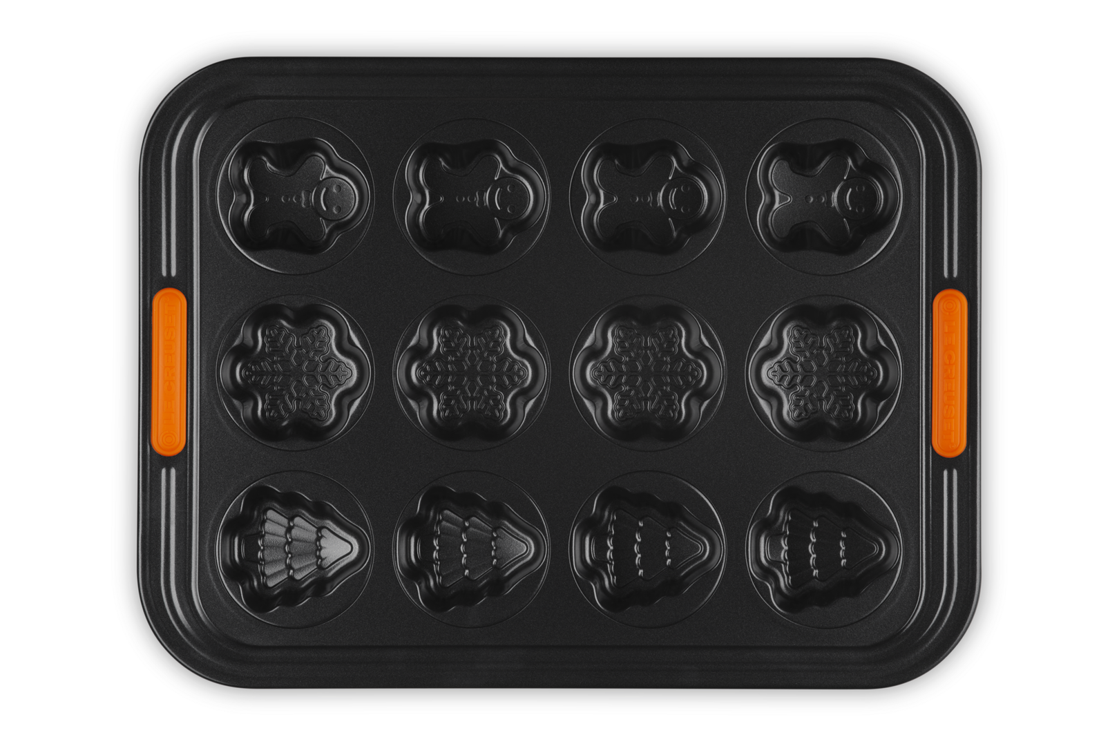 Moule à 12 muffins de Noël Le Creuset, patiliss
