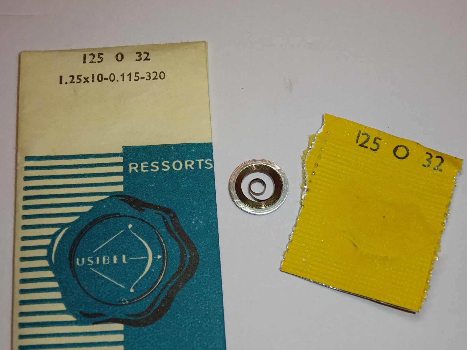 Peseux mainspring 330 331 332 333 334 335 336