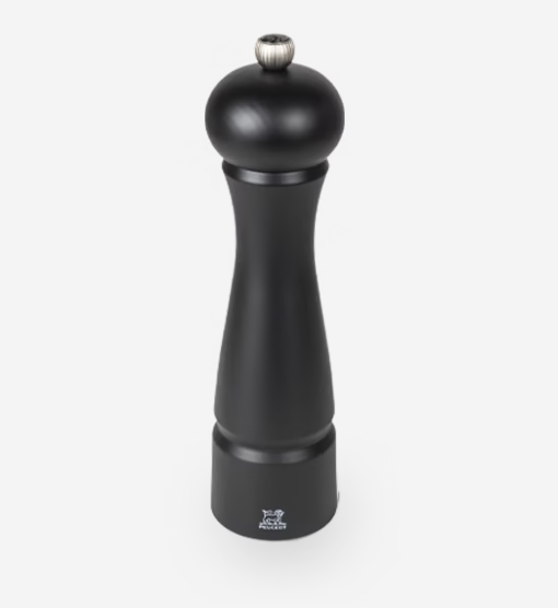 Moulin à sel en bois noir mat 22 cm, Festival, Peugeot