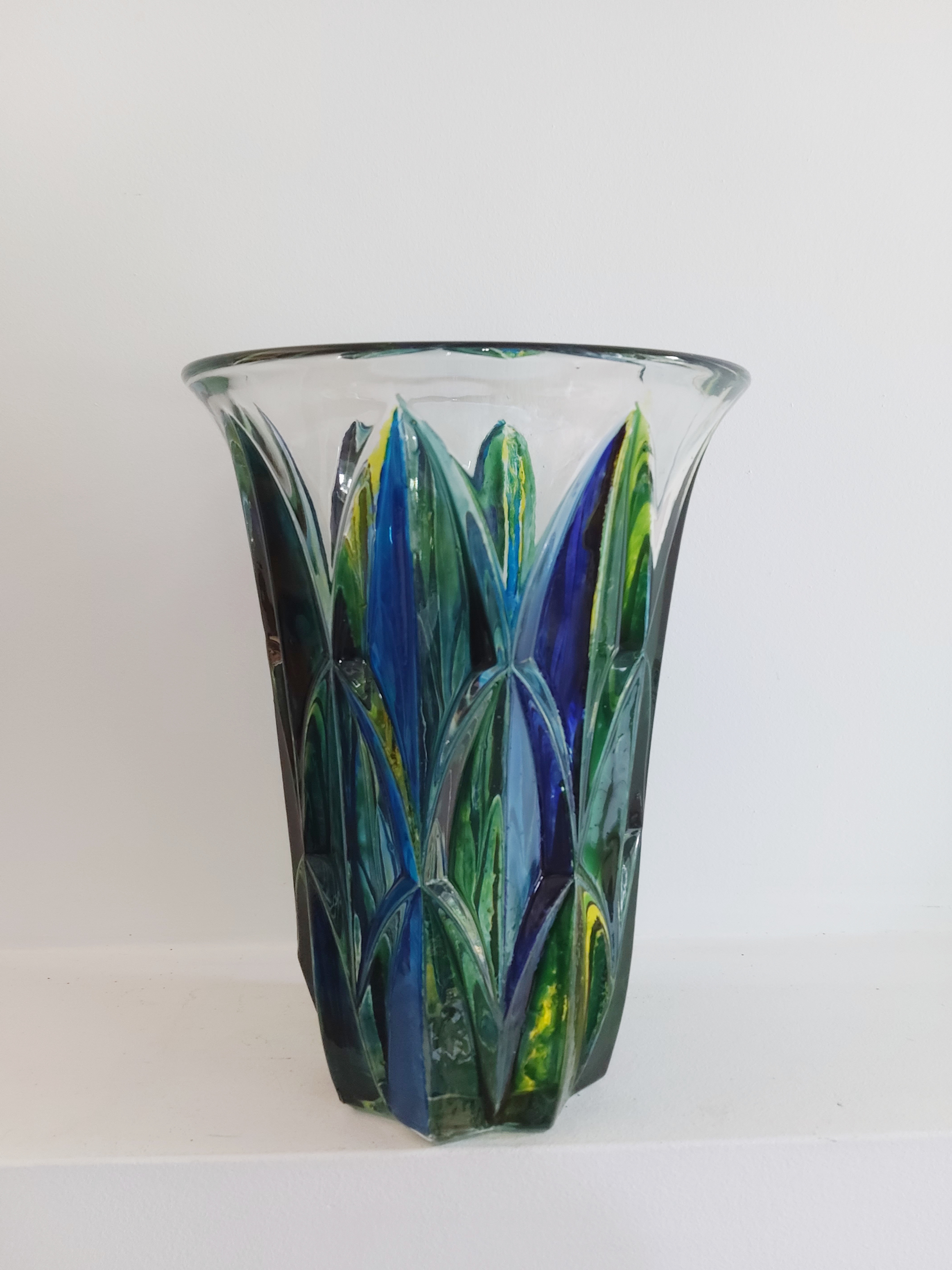 Saule bleu - Art déco