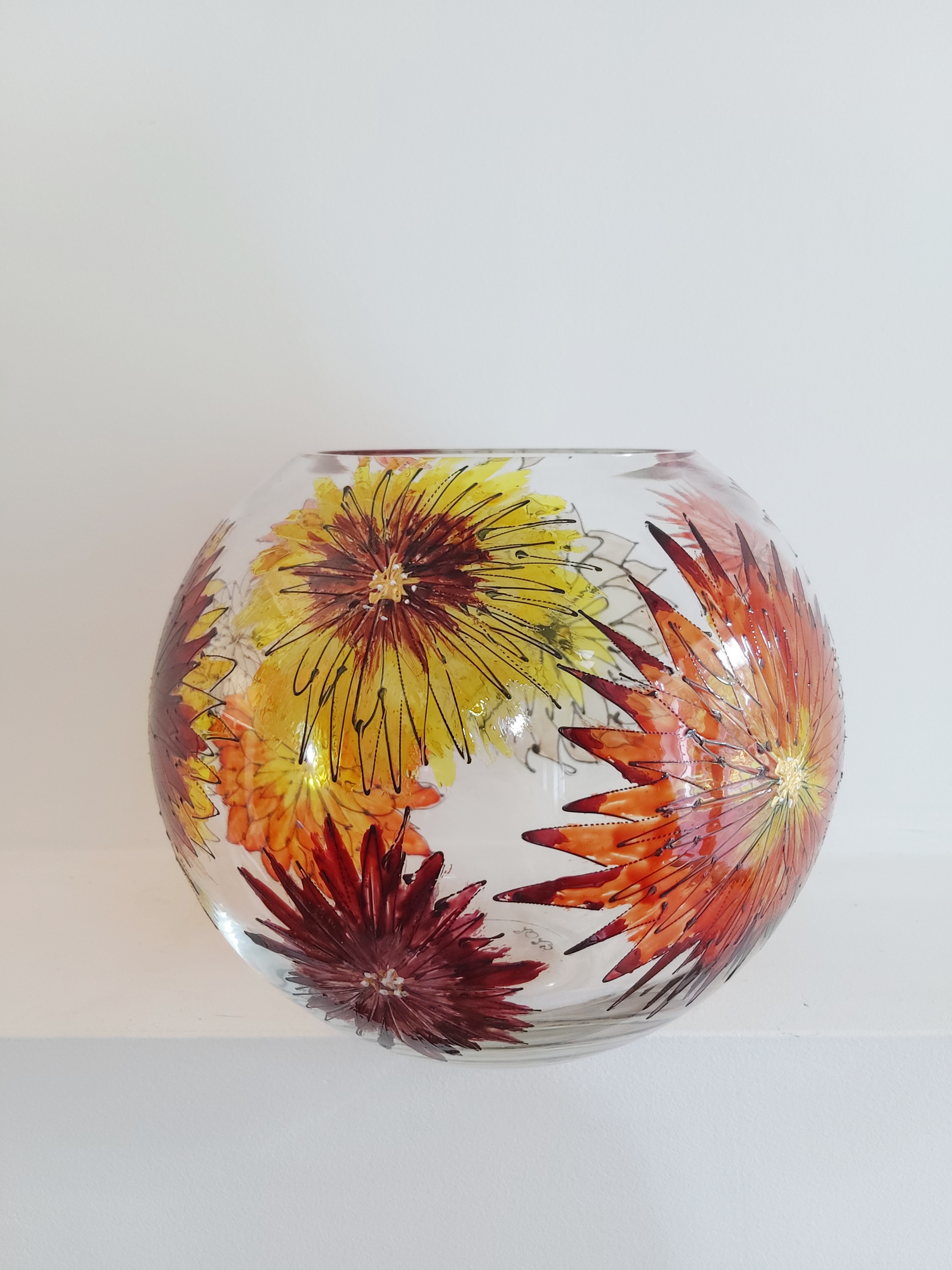 Dahlias chaudes