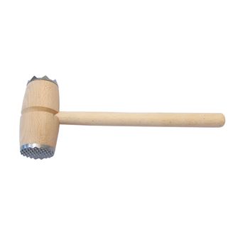 marteau à viande 30cm bois blanc