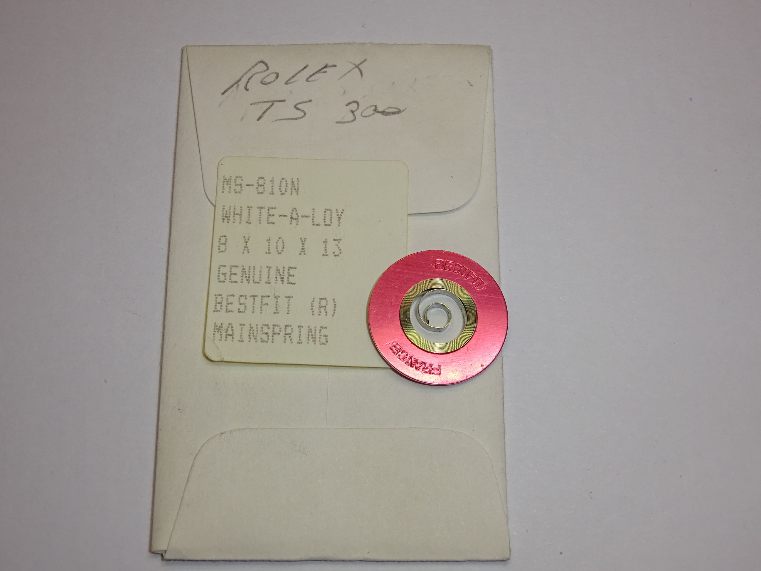 Rolex mainspring 300 310 350 TS Prince