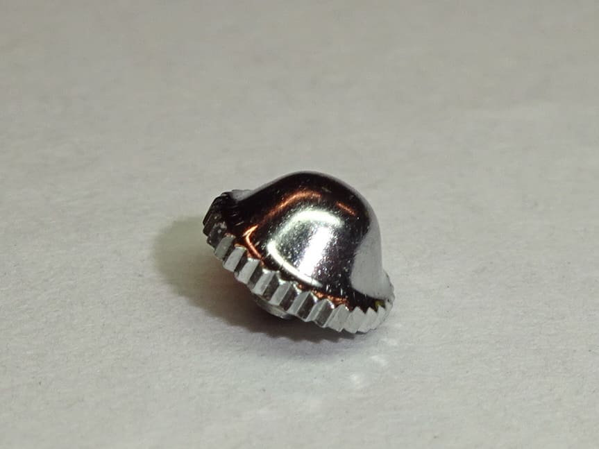 Patent Brevet steel Nipple crown 4.90mm , thread 0.90mm