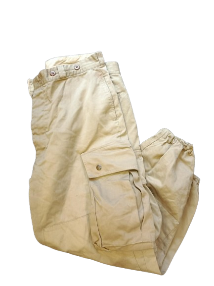 Vintage US Military Man's Cotton Trousers Khaki Type 1 38X31