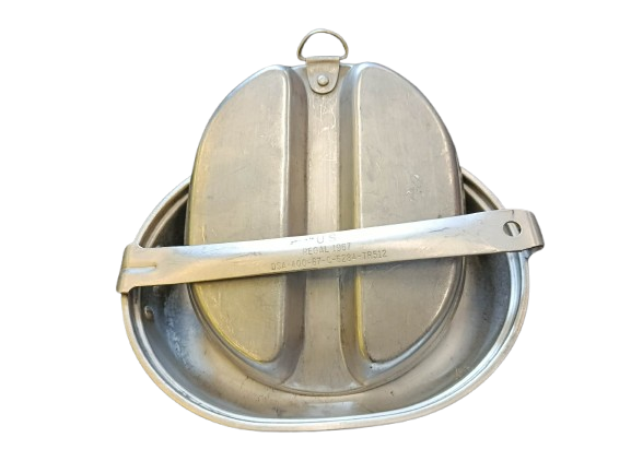 Gamelle US modèle 1932 inox 1967 guerre du Vietnam